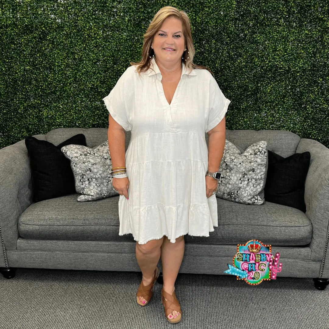 Livin In The Moment Dress - Oatmeal