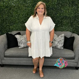 Livin In The Moment Dress - Oatmeal