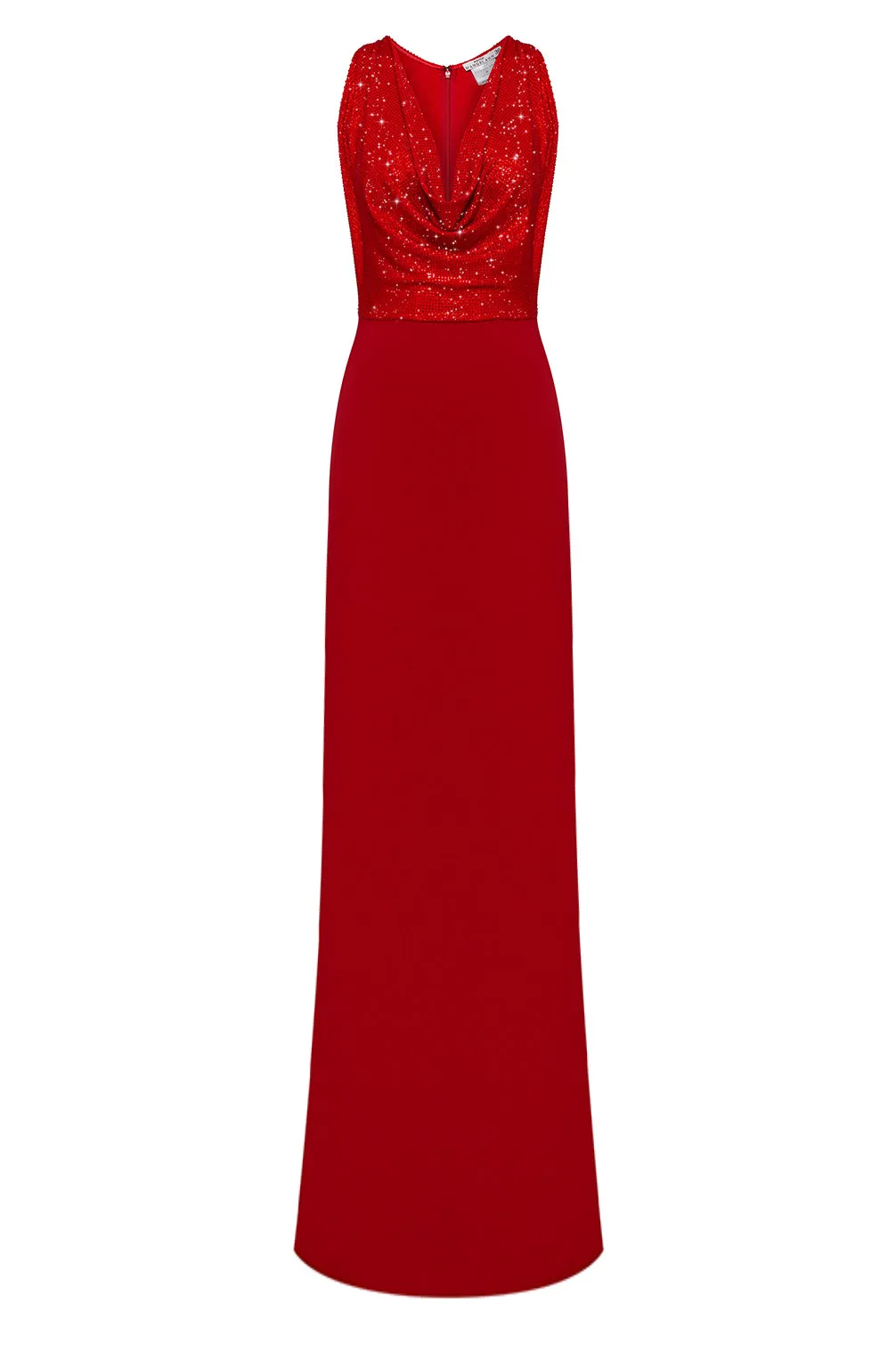 Long knitted dress.     Maison D'Angel Ann