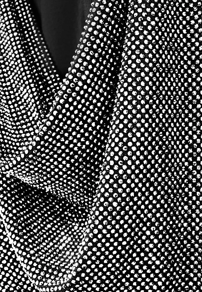 Long knitted dress.     Maison D'Angel Ann