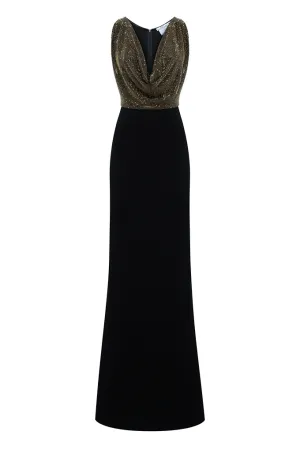 Long knitted dress.     Maison D'Angel Ann