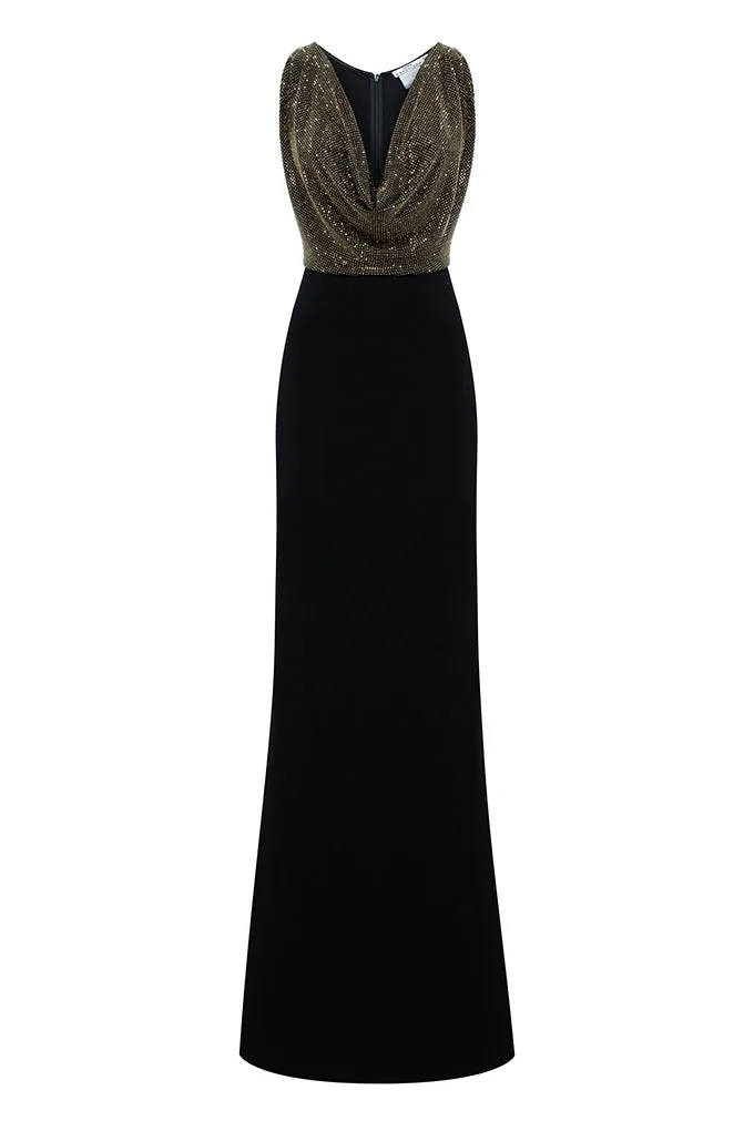 Long knitted dress.     Maison D'Angel Ann