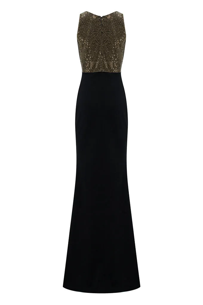 Long knitted dress.     Maison D'Angel Ann