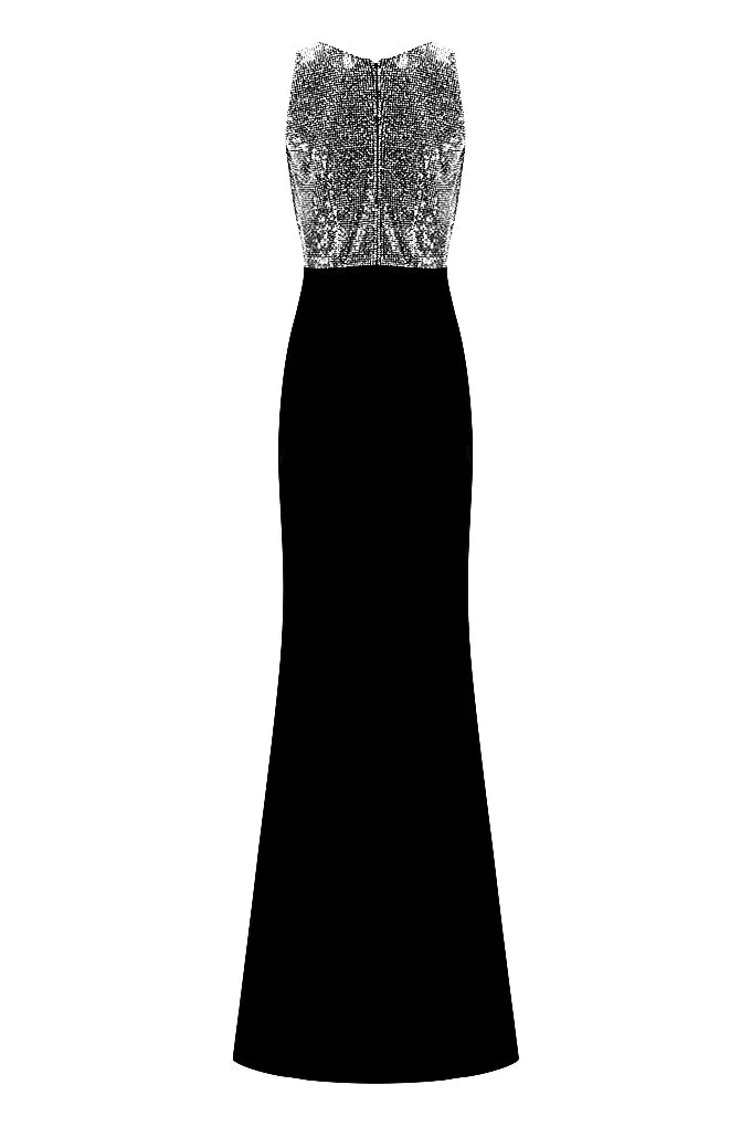 Long knitted dress.     Maison D'Angel Ann