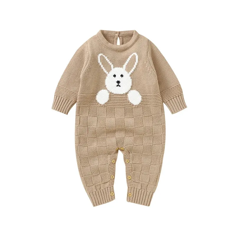 Long Sleeve Baby Girls Rompers