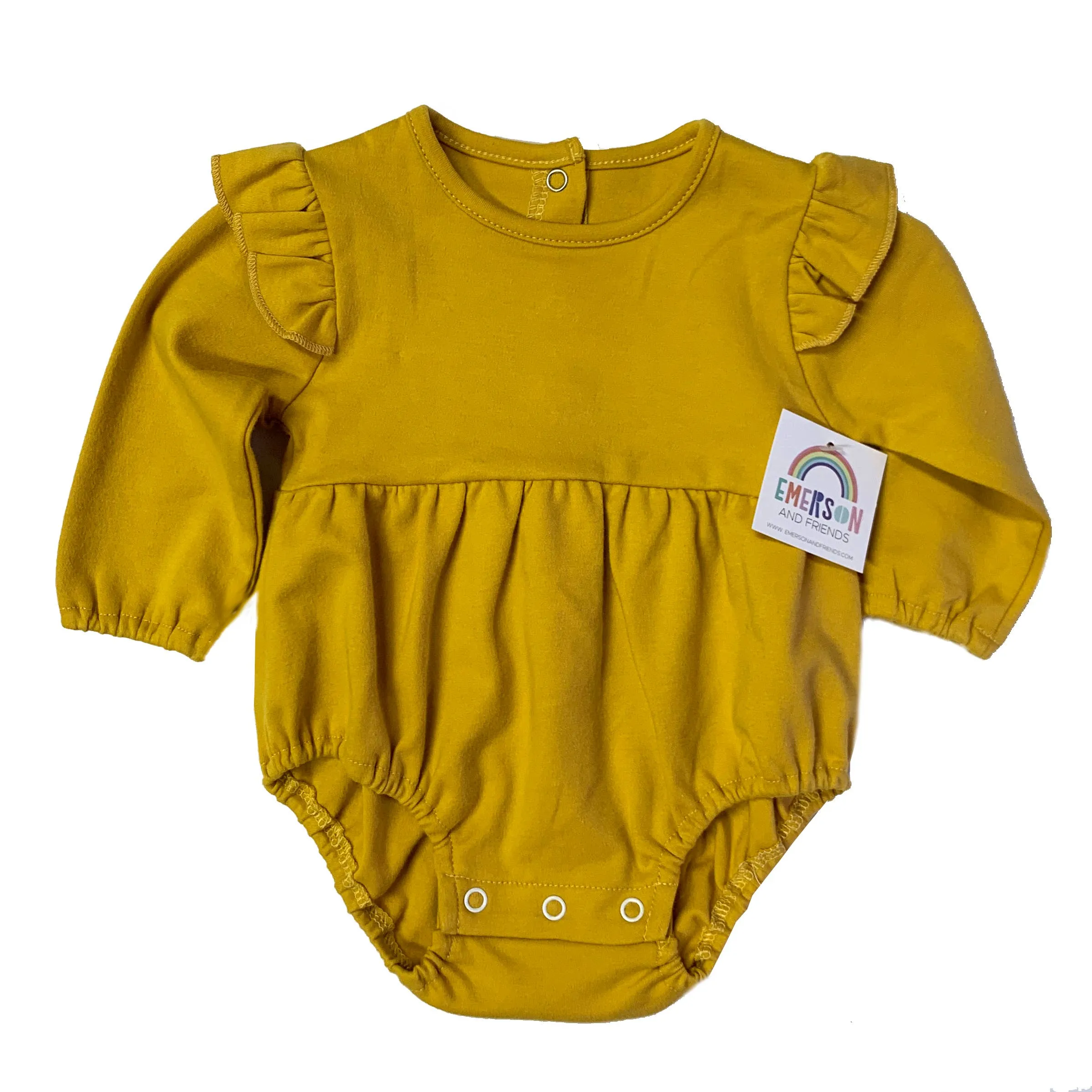 Long Sleeve Flutter Onesie