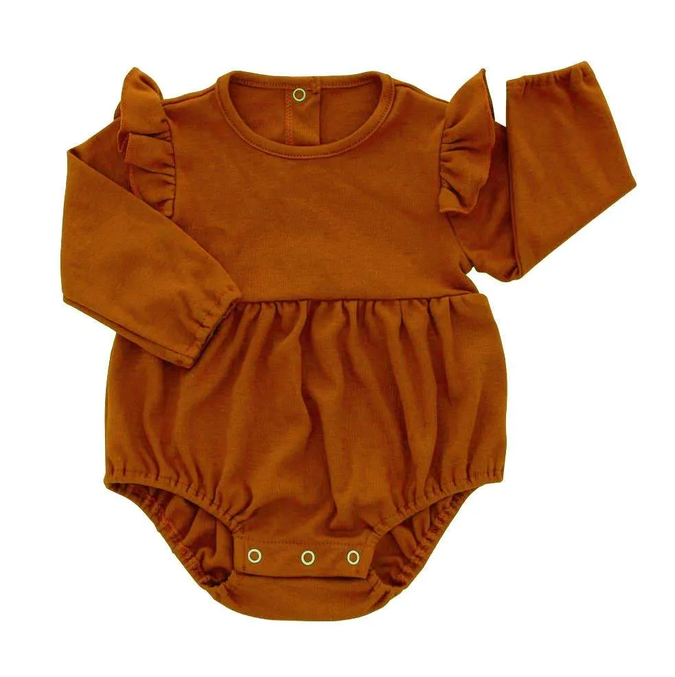 Long Sleeve Flutter Onesie