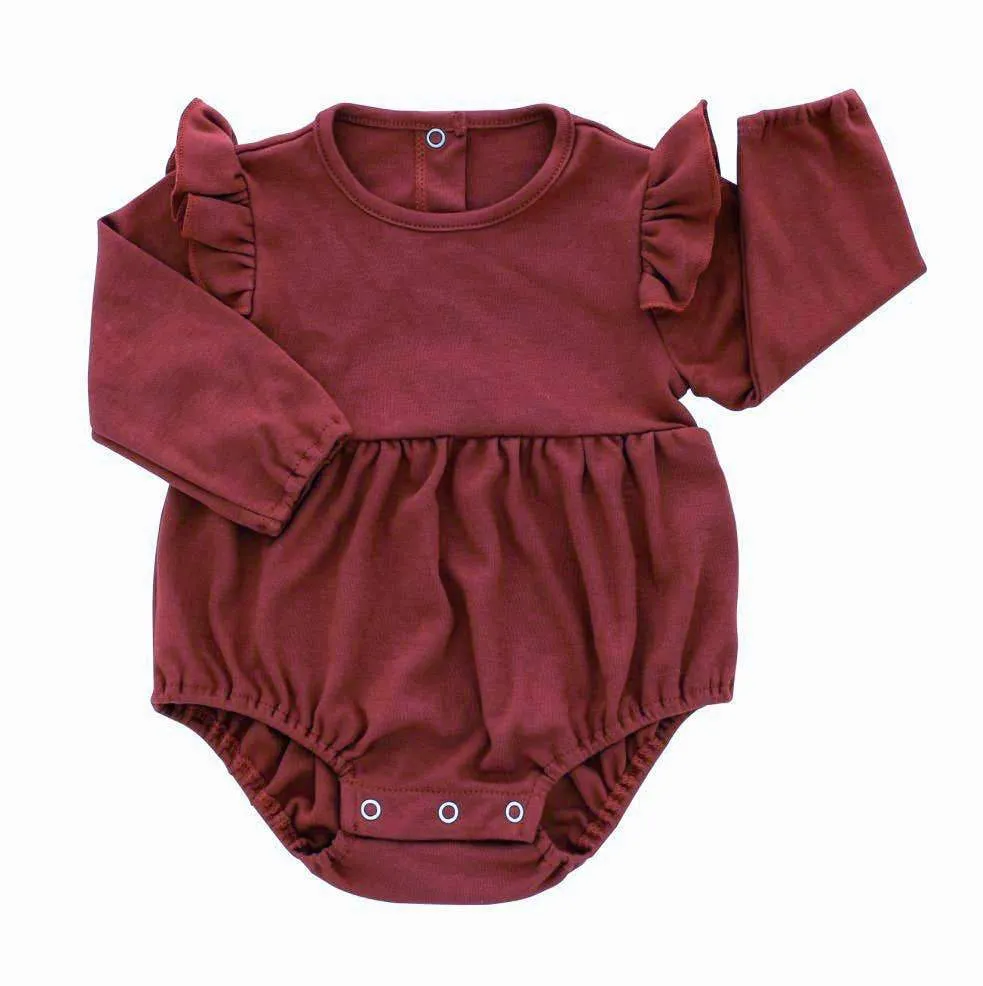 Long Sleeve Flutter Onesie