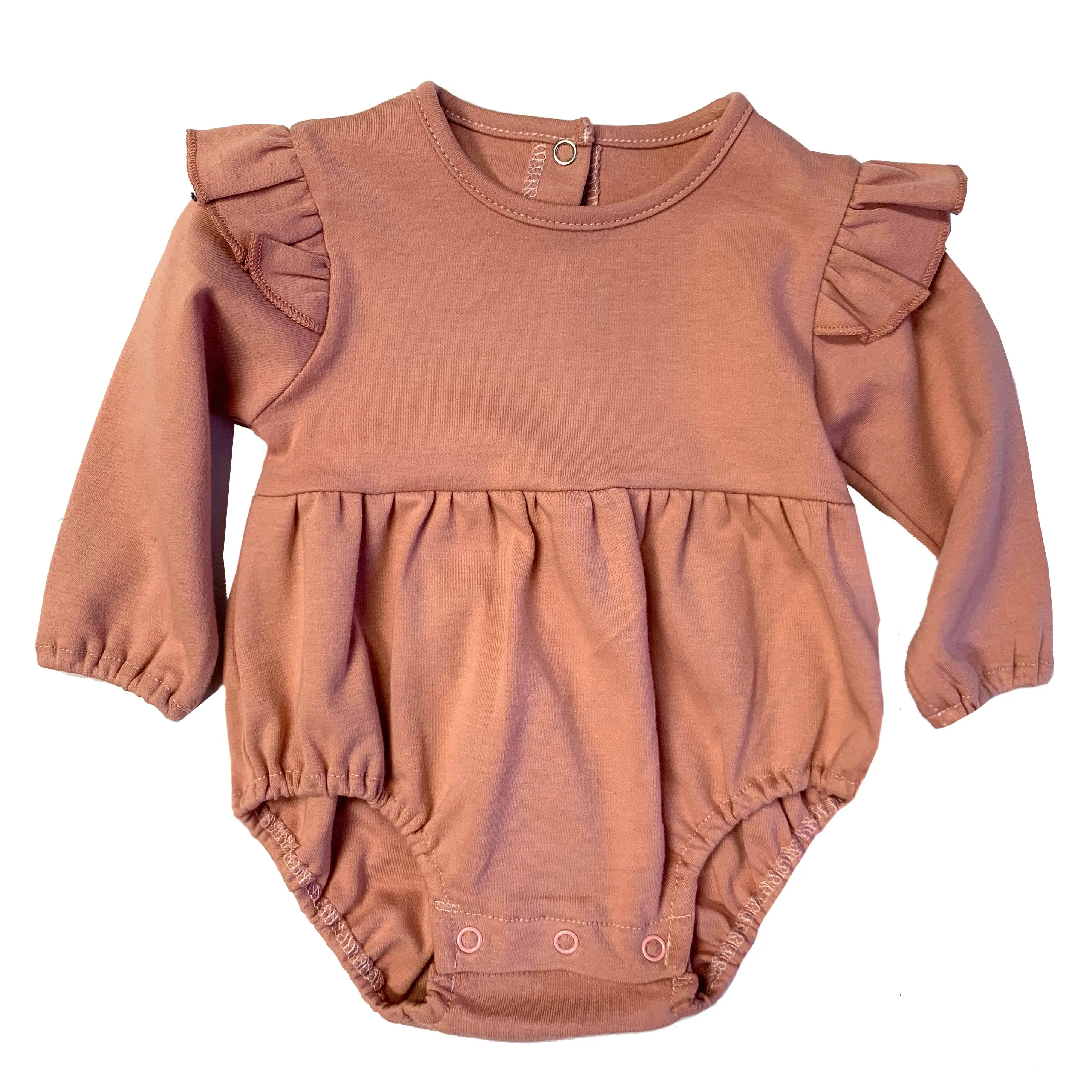 Long Sleeve Flutter Onesie