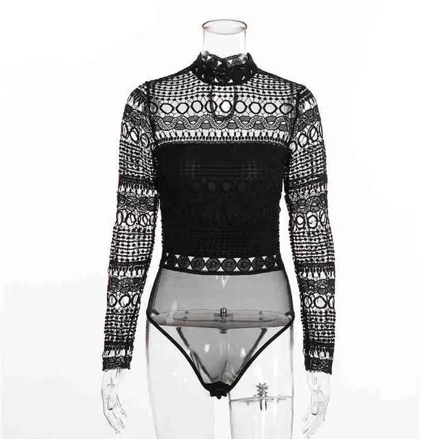Long Sleeve Lace BodySuit