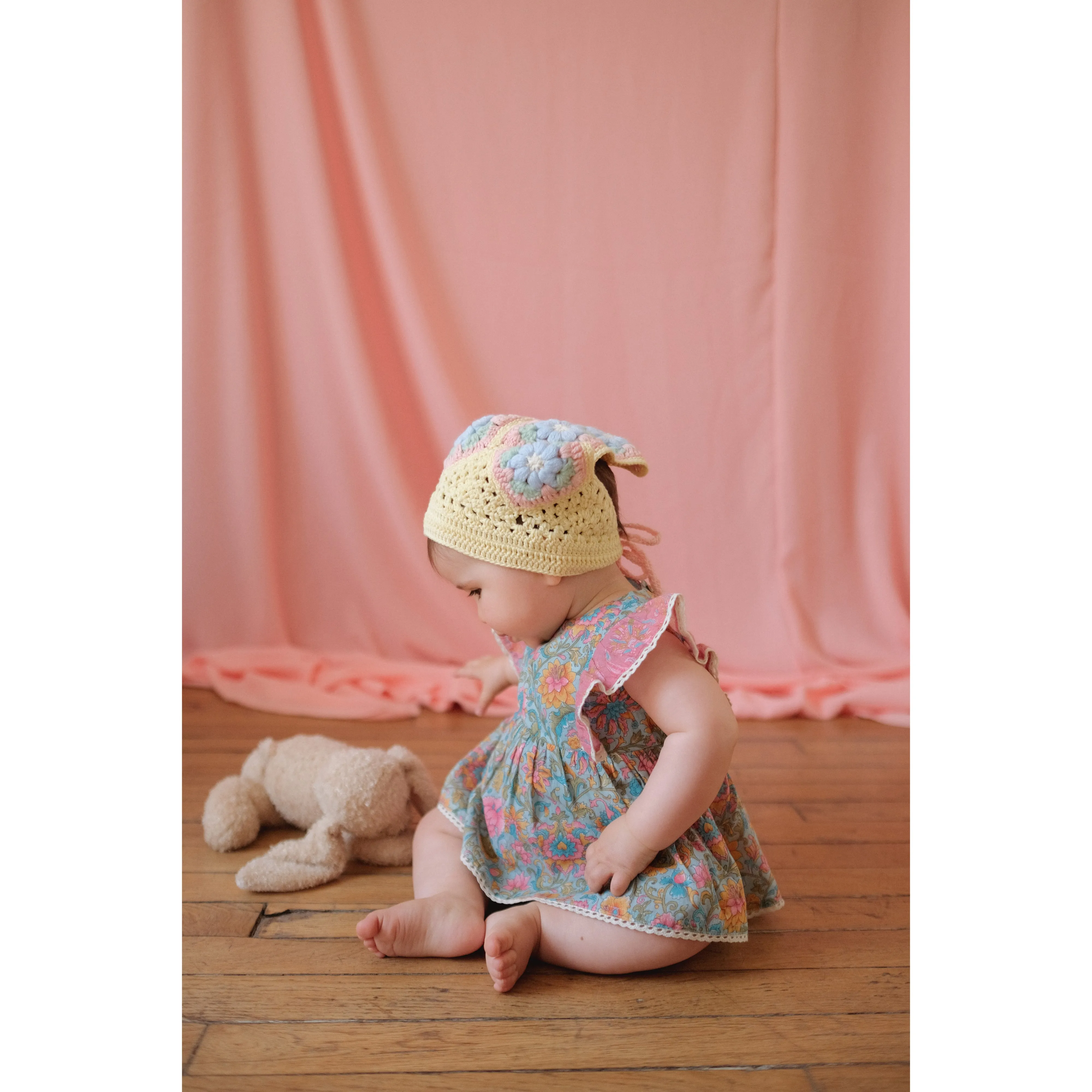 Louise Misha Rompers Lena Printed Cotton Voile Water R Flower-Pink