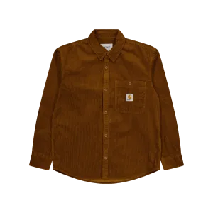 L/s Flint Shirt Deep H Brown