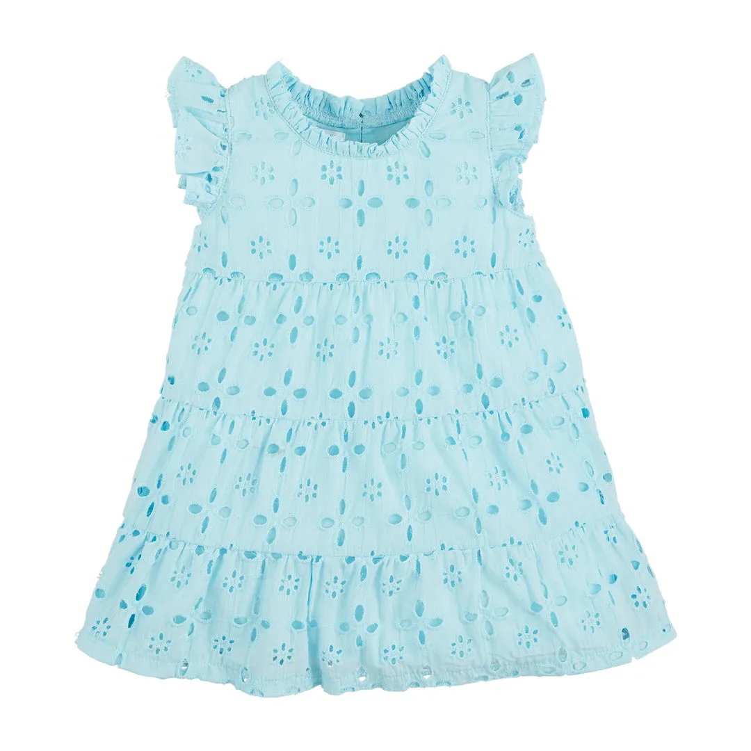 Lula Blue Eyelet Dress