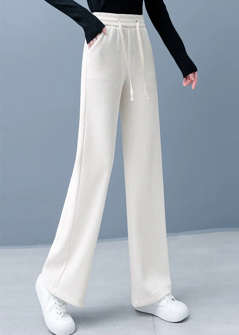 Luxe Corduroy Wide-Leg Pants