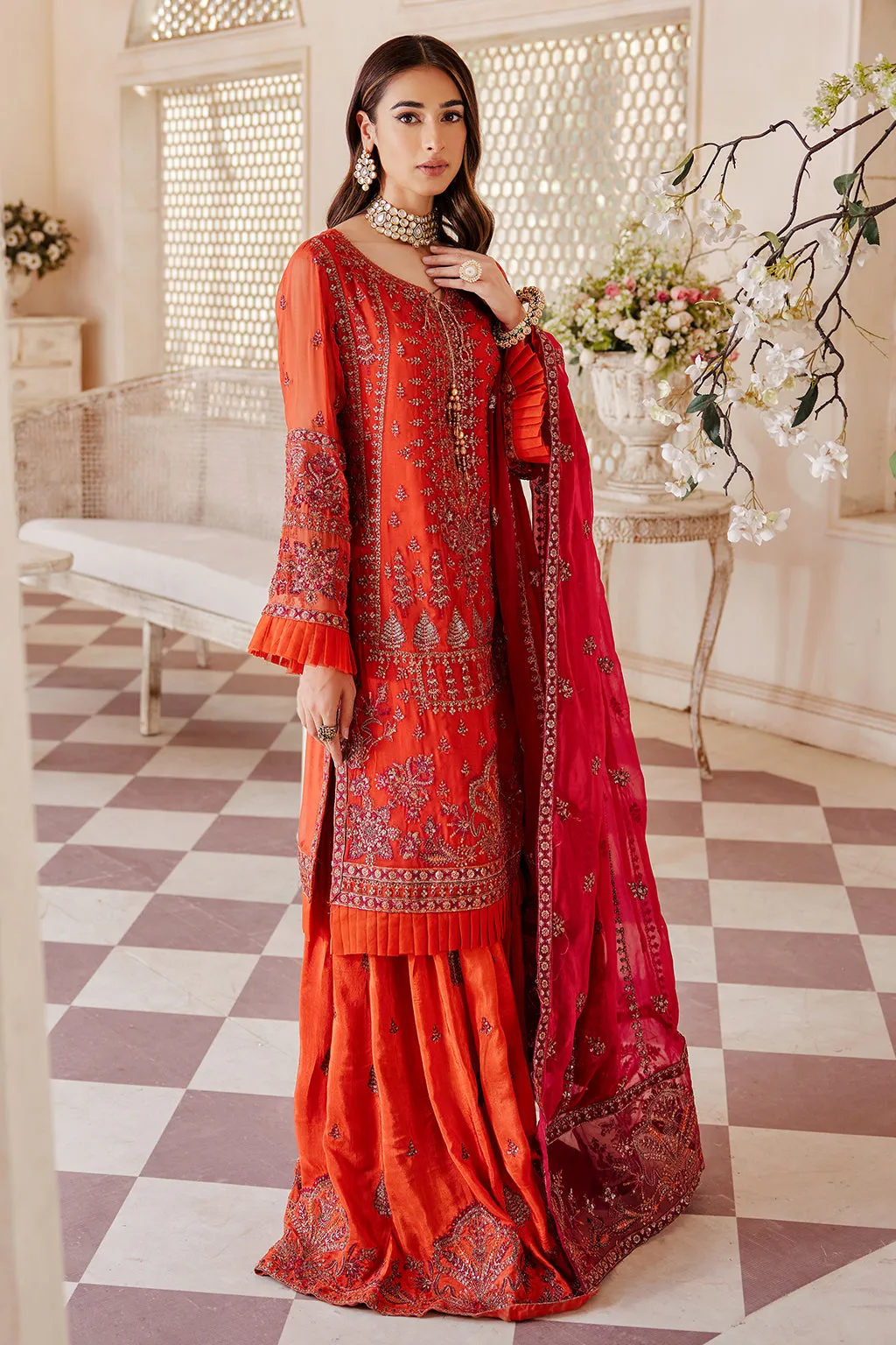 LX 03 | Collections Emaan Adeel Luxe Chiffon Collection 2023 | Unstitched and Stitched RTW Chiffon Embroidered Suits