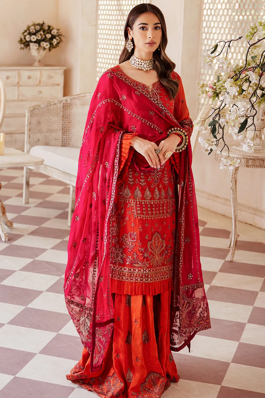 LX 03 | Collections Emaan Adeel Luxe Chiffon Collection 2023 | Unstitched and Stitched RTW Chiffon Embroidered Suits