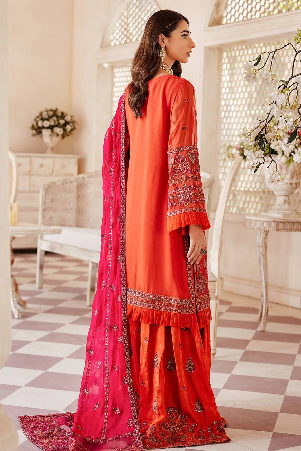 LX 03 | Collections Emaan Adeel Luxe Chiffon Collection 2023 | Unstitched and Stitched RTW Chiffon Embroidered Suits