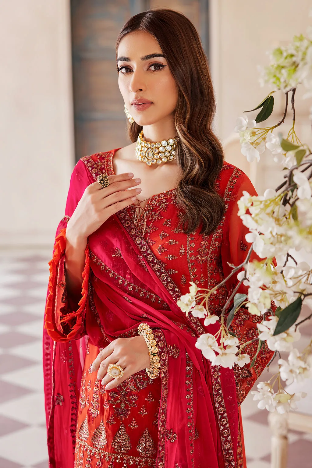 LX 03 | Collections Emaan Adeel Luxe Chiffon Collection 2023 | Unstitched and Stitched RTW Chiffon Embroidered Suits