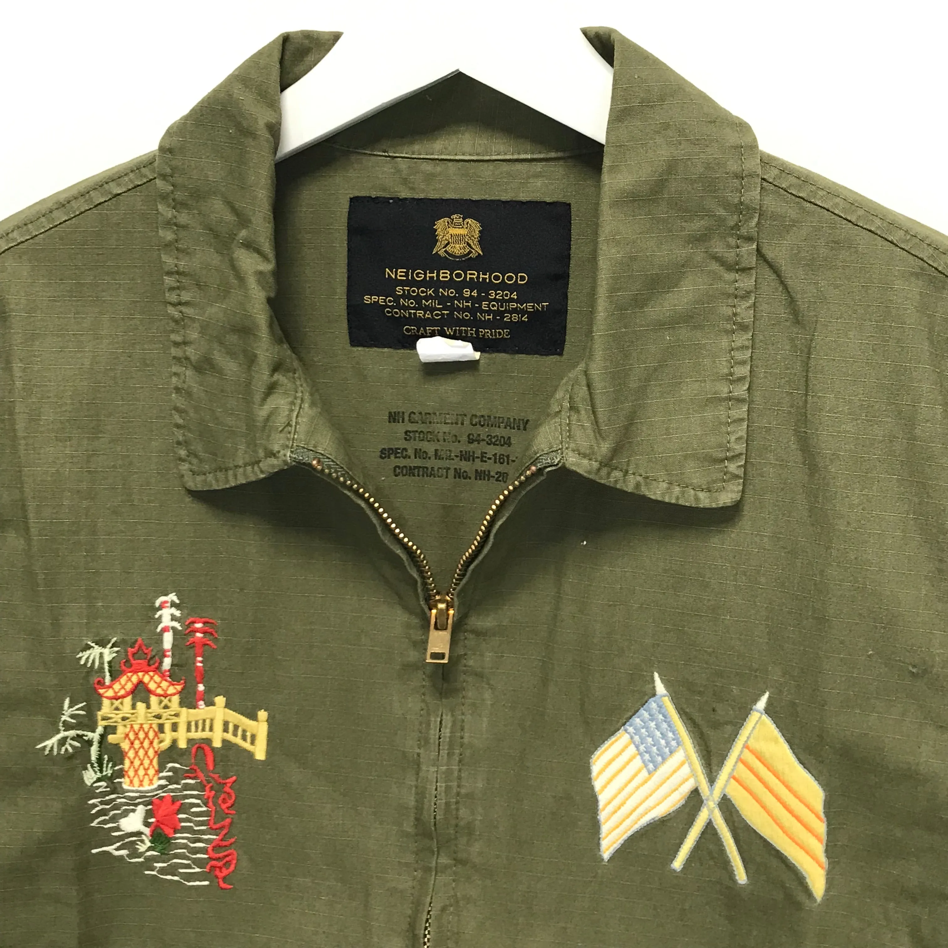 [M] Neighborhood 16SS Souvenir Ripstop Cotton Jacket Olive