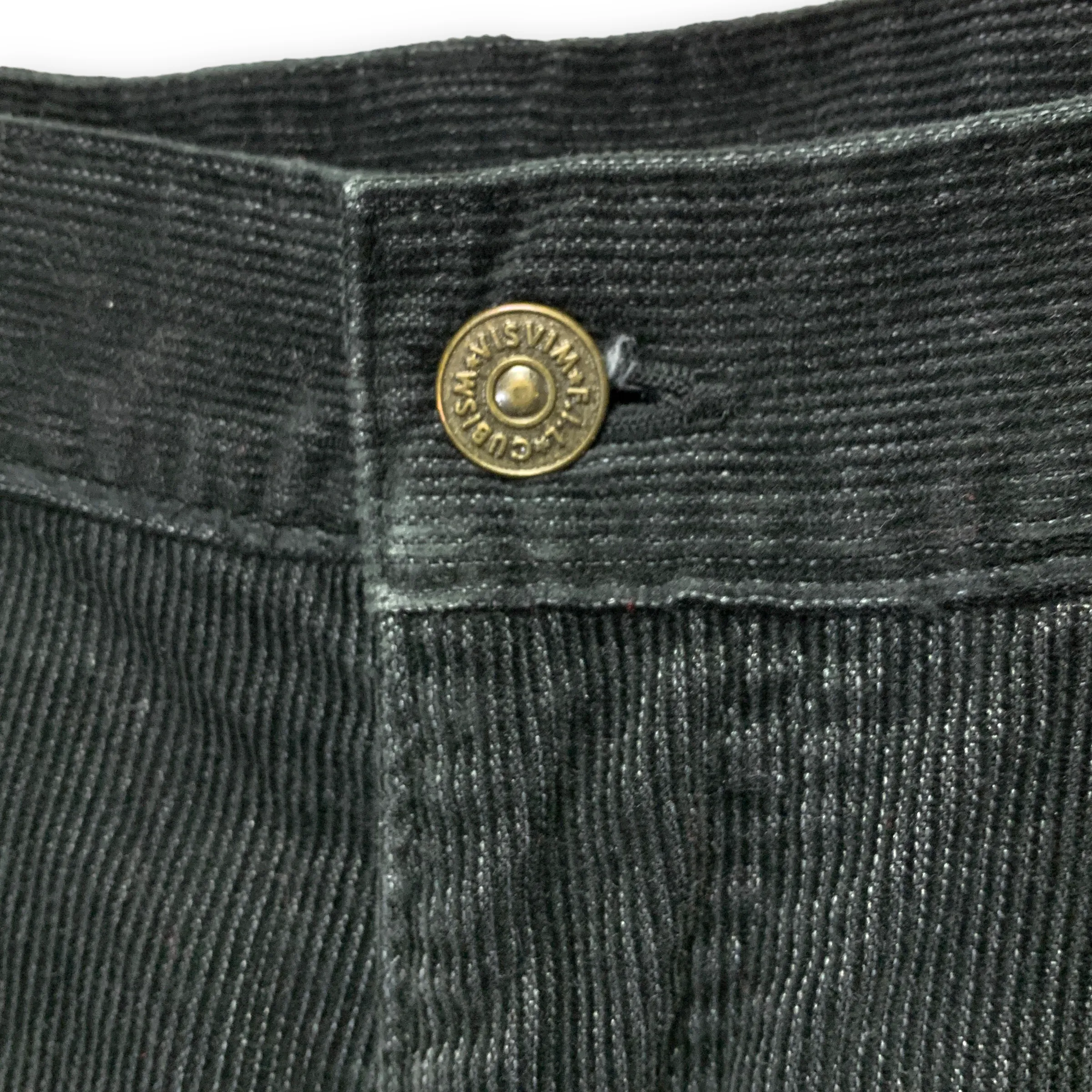 [M] Visvim Fluxus Cords 03 Corduroy Pants Black