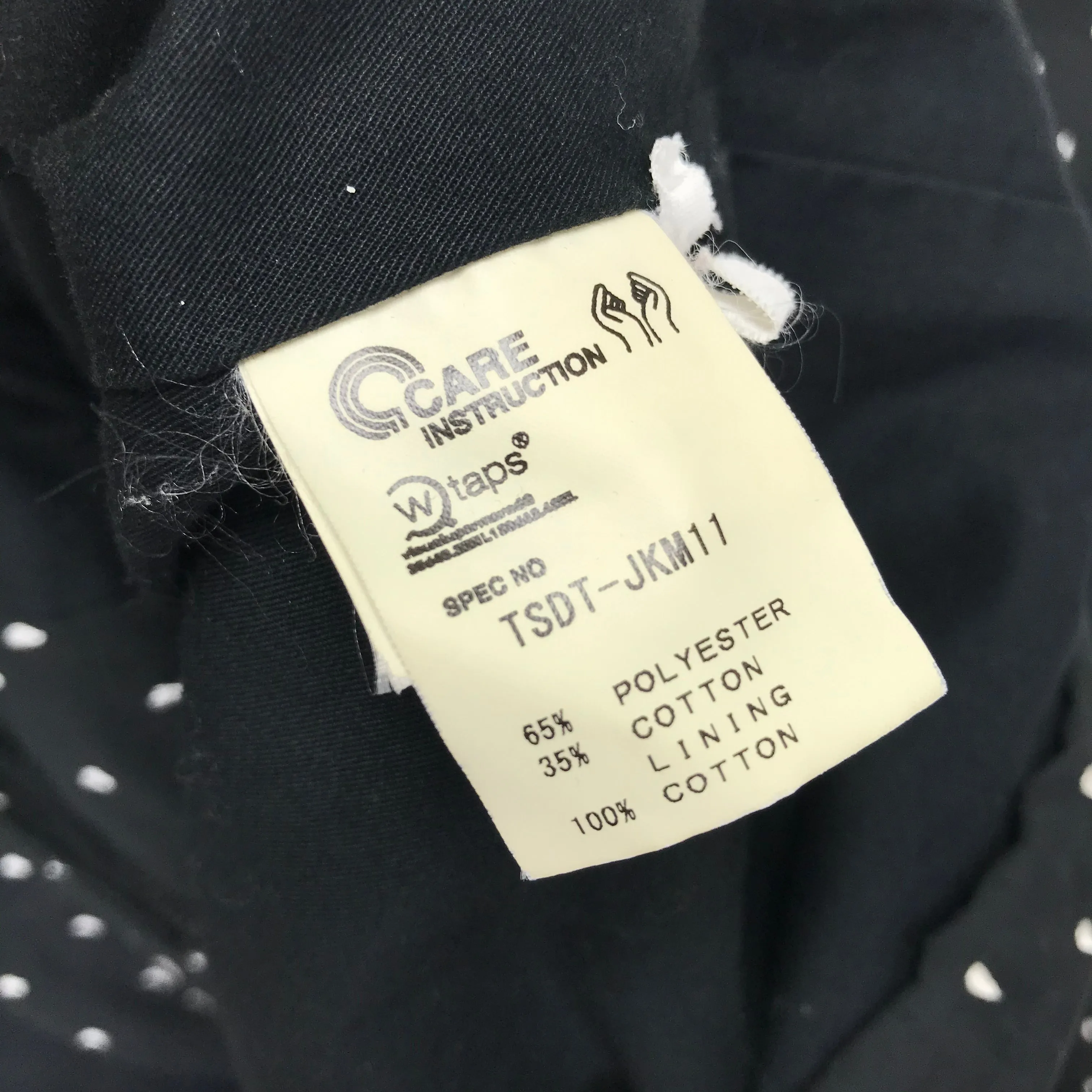 [M] WTaps 06SS Raindrop  M-65 Jacket Black