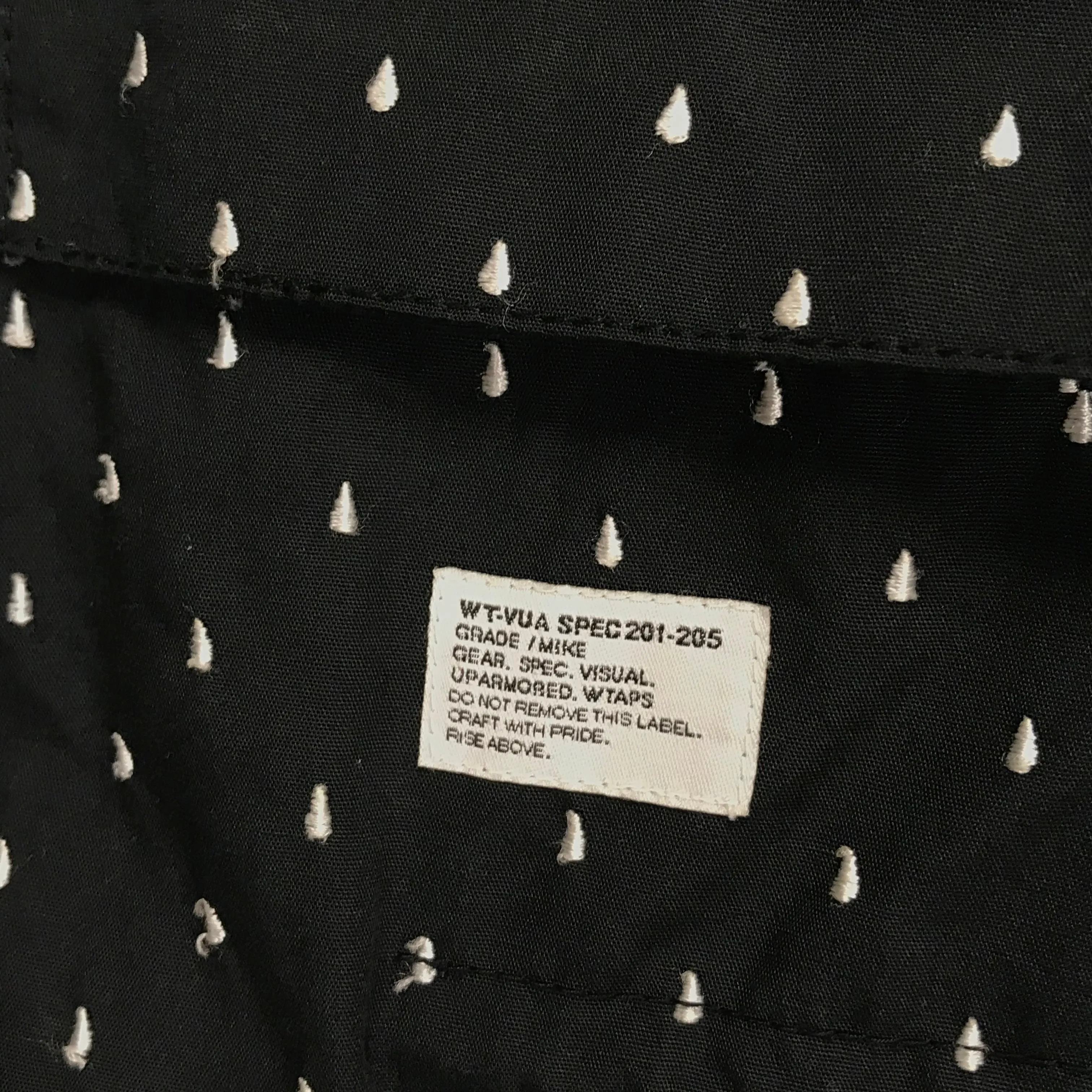 [M] WTaps 06SS Raindrop  M-65 Jacket Black
