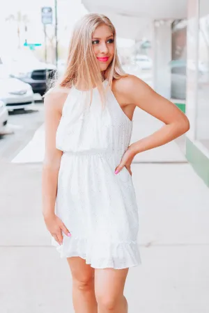 Macie Confetti Dress - Ivory