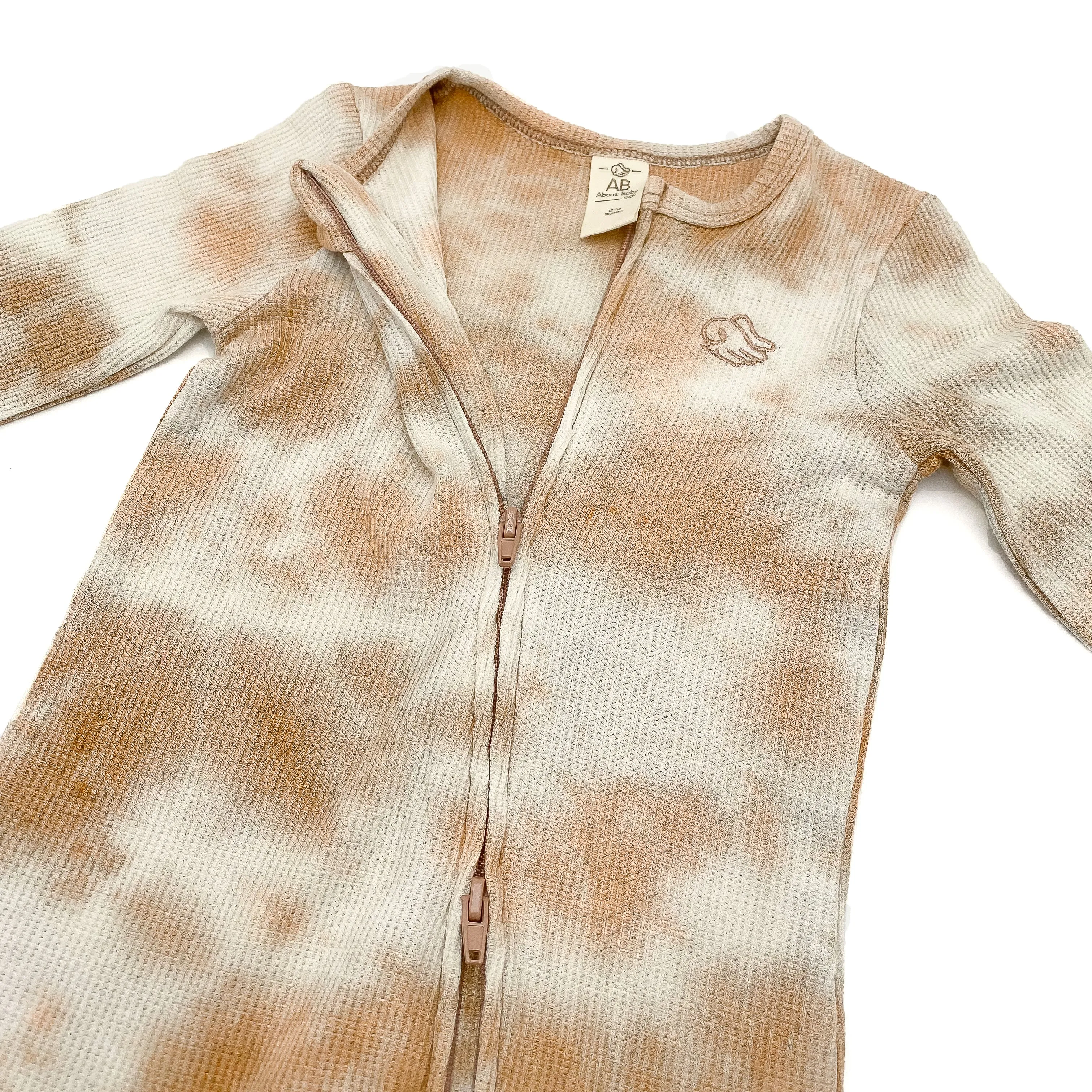 Madison Tie Dye Zip Romper - Autumn