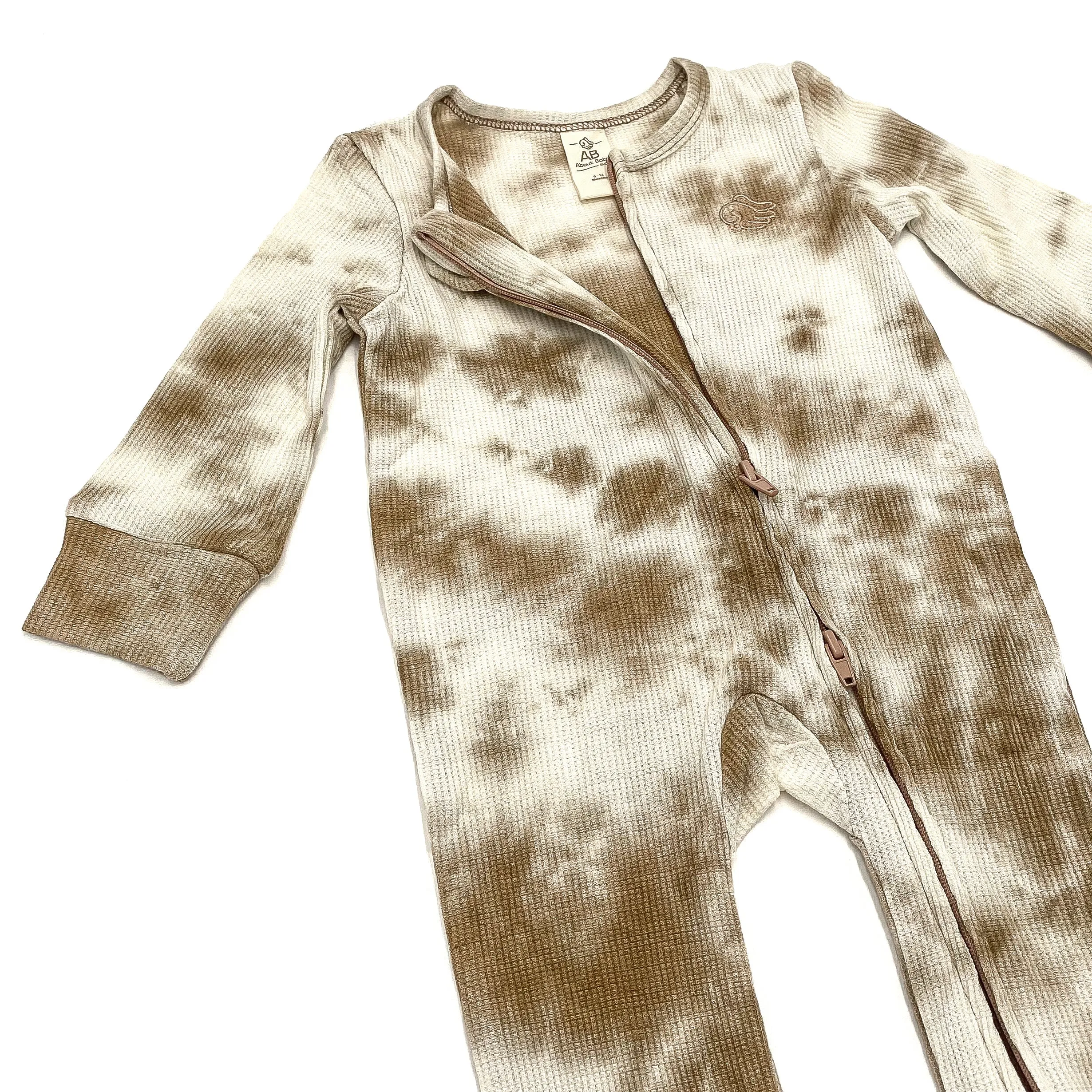 Madison Tie Dye Zip Romper - Haven