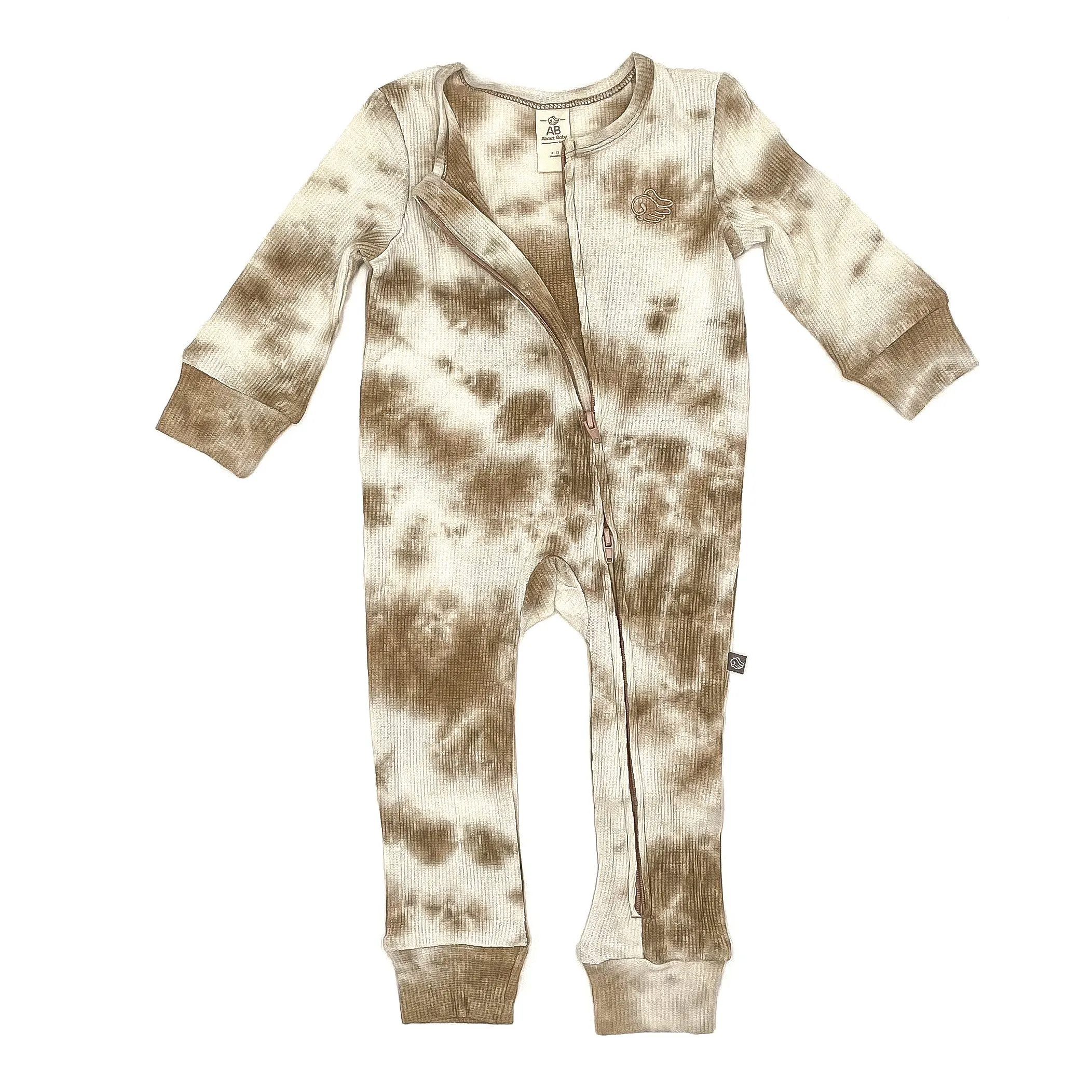 Madison Tie Dye Zip Romper - Haven