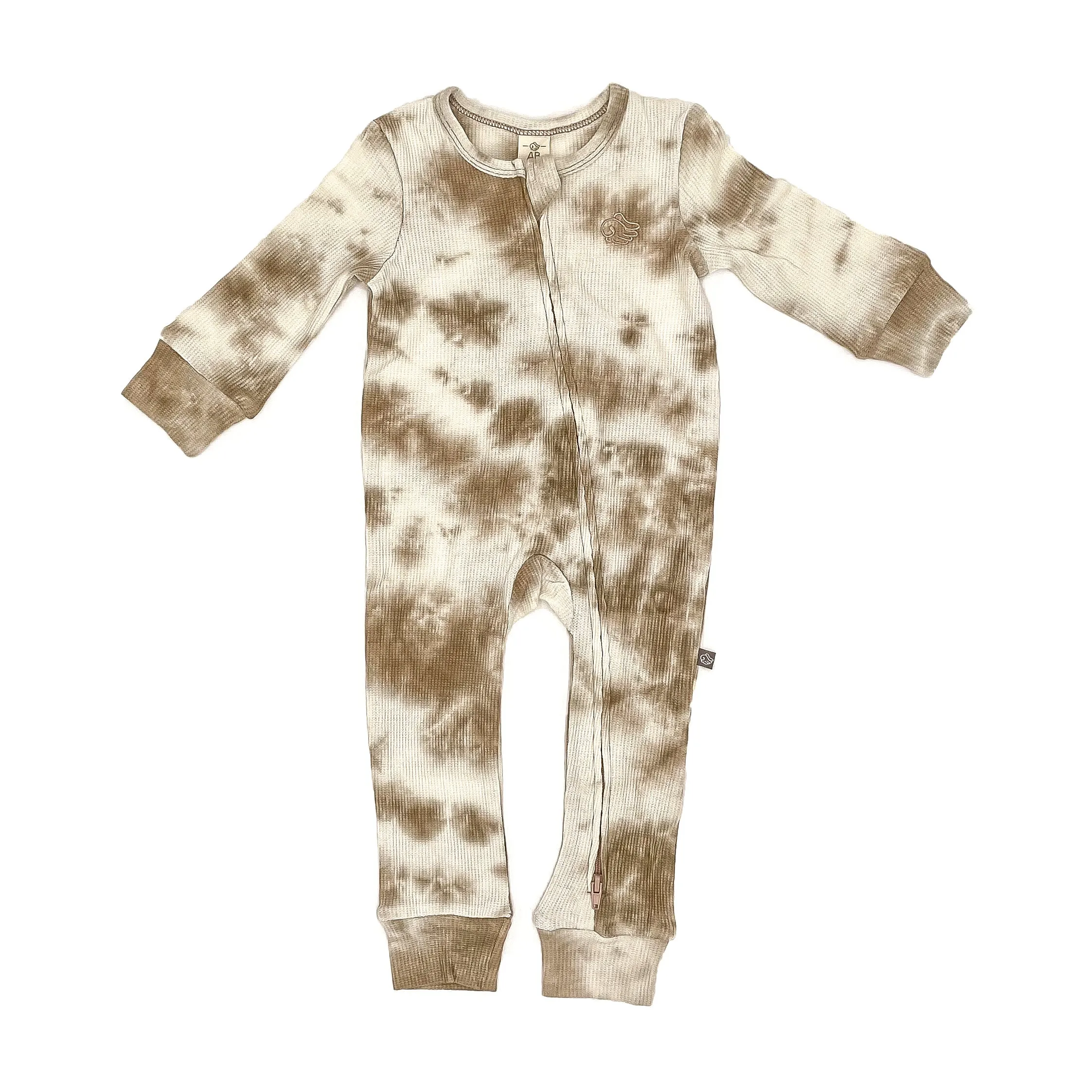 Madison Tie Dye Zip Romper - Haven