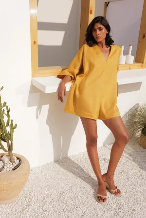 Malaga Playsuit (Mustard)