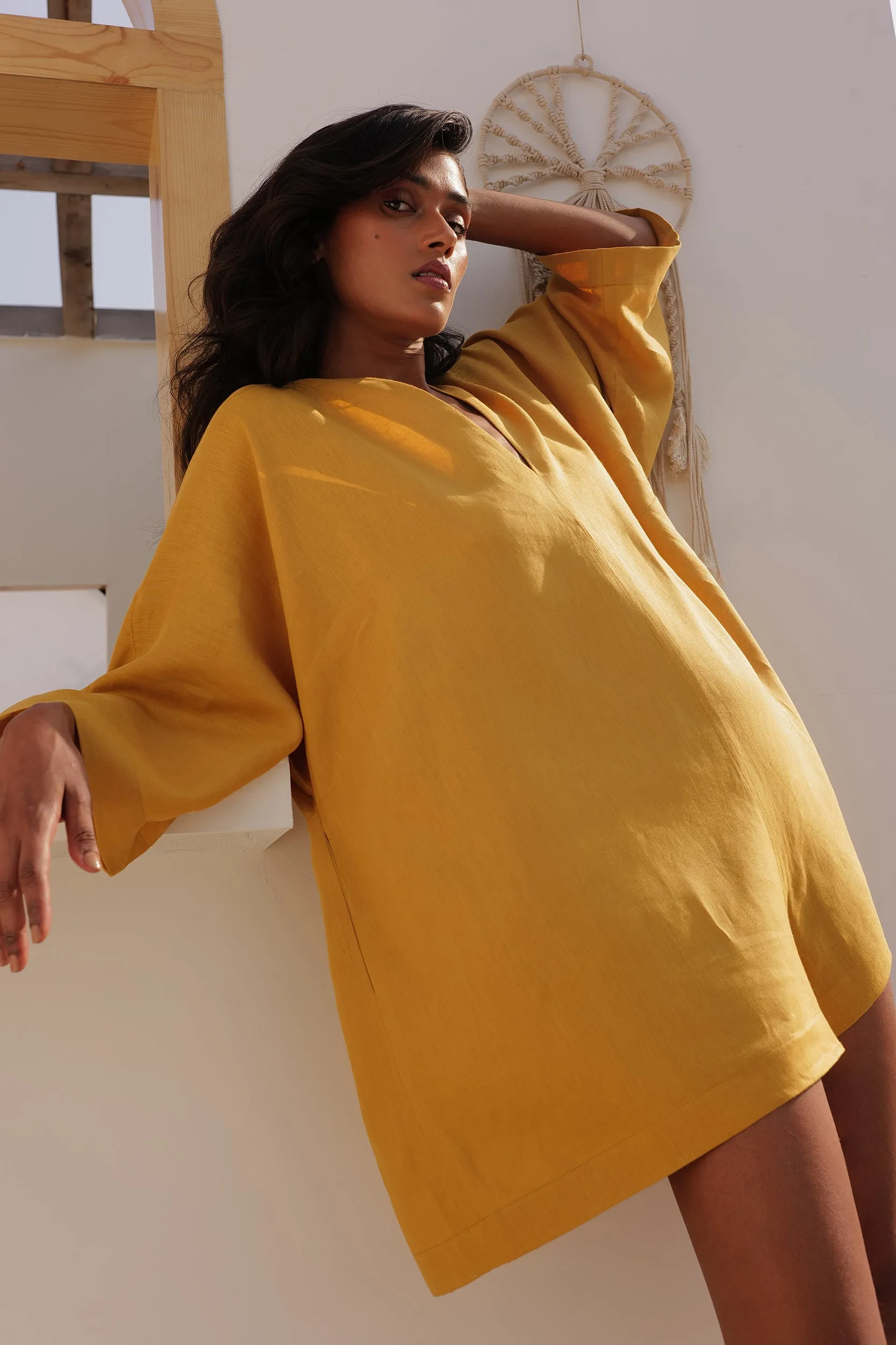 Malaga Playsuit (Mustard)