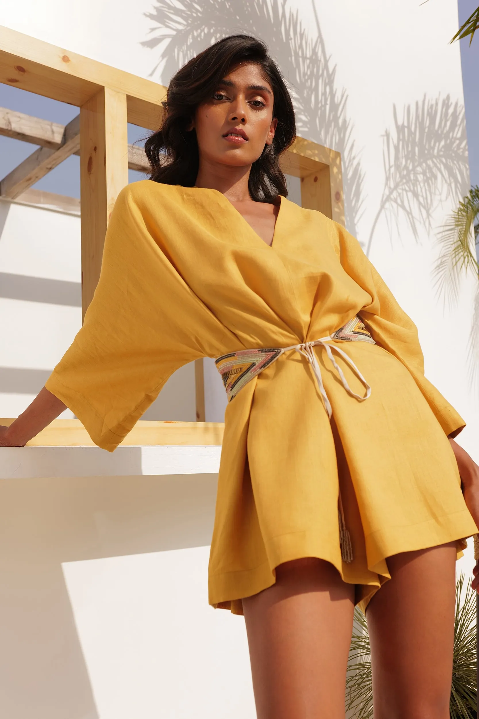 Malaga Playsuit (Mustard)