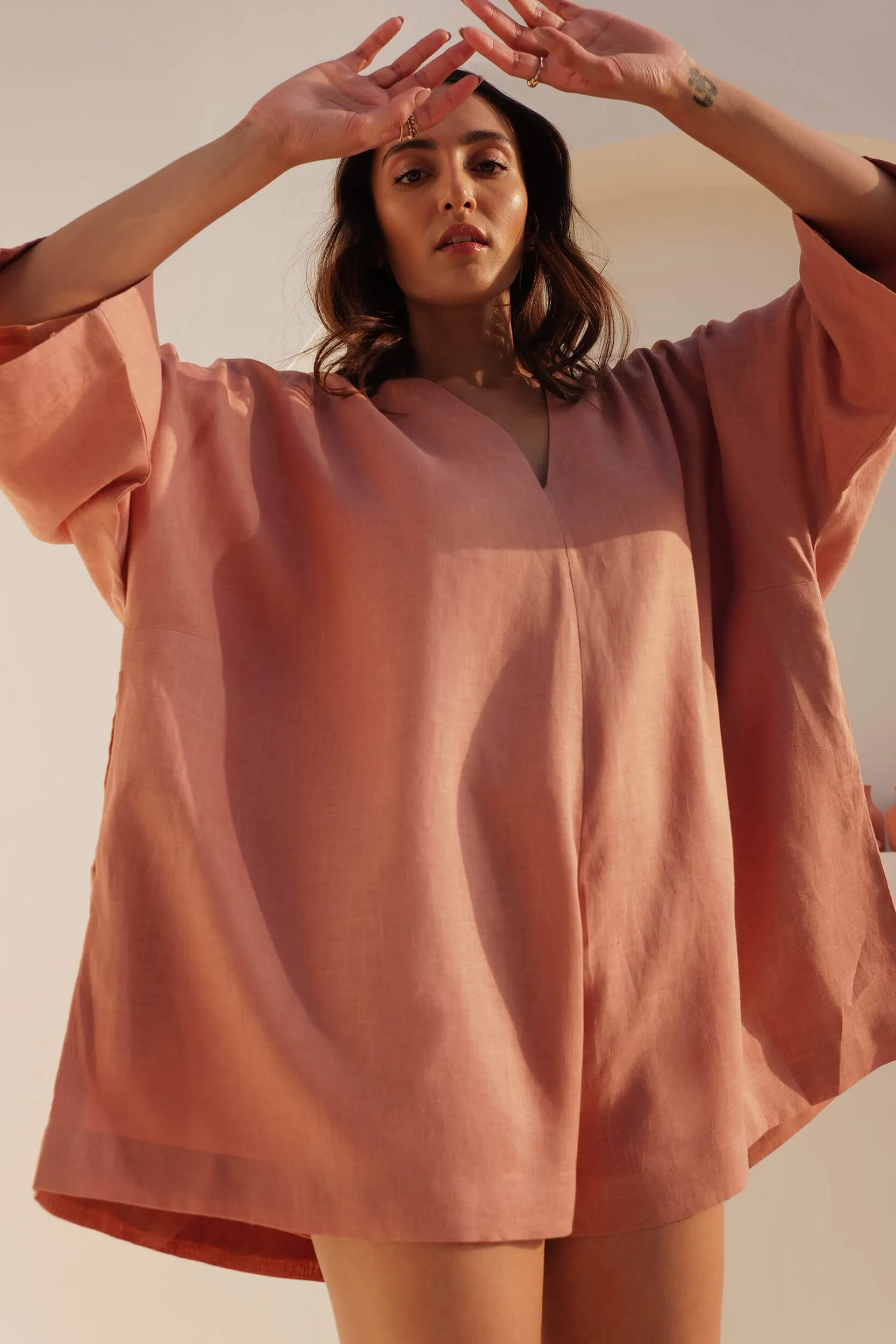 Malaga Playsuit (Terracotta)