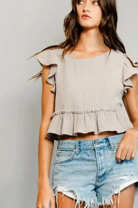 Mandy Peplum Blouse
