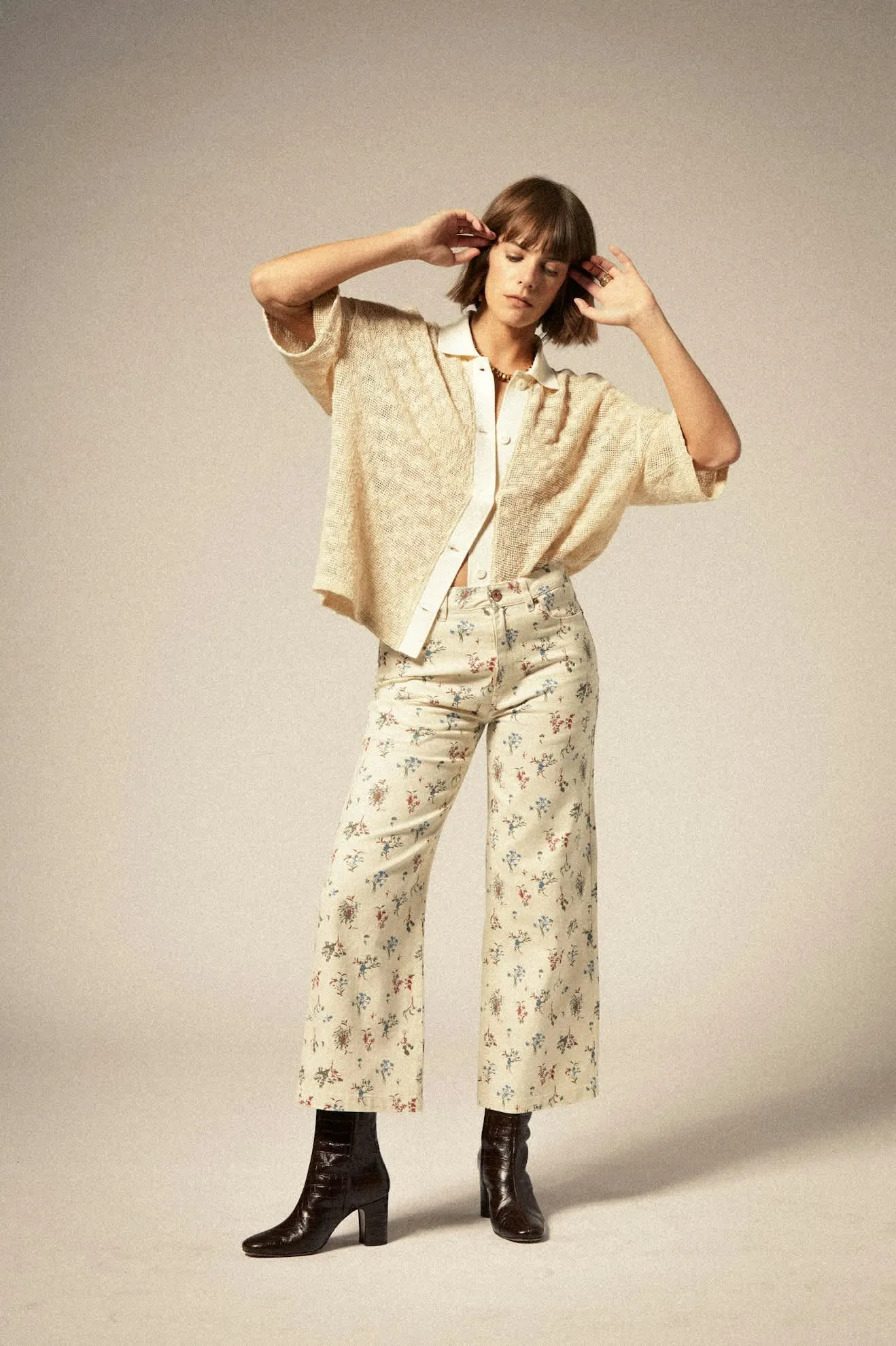 Margo Cropped 5-Pocket Pant - Whitecap