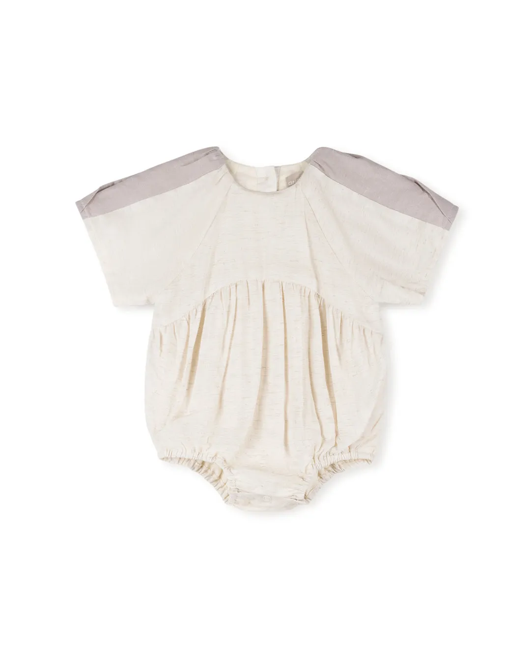 Marled Linen Girl Romper