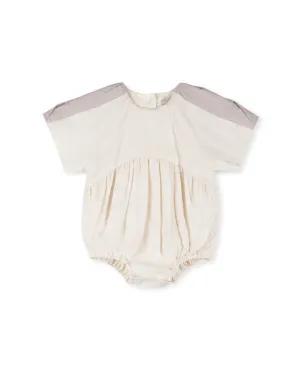 Marled Linen Girl Romper