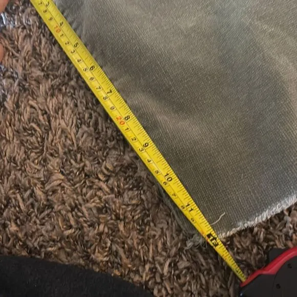 Marlow light green corduroy shorts, size 27.