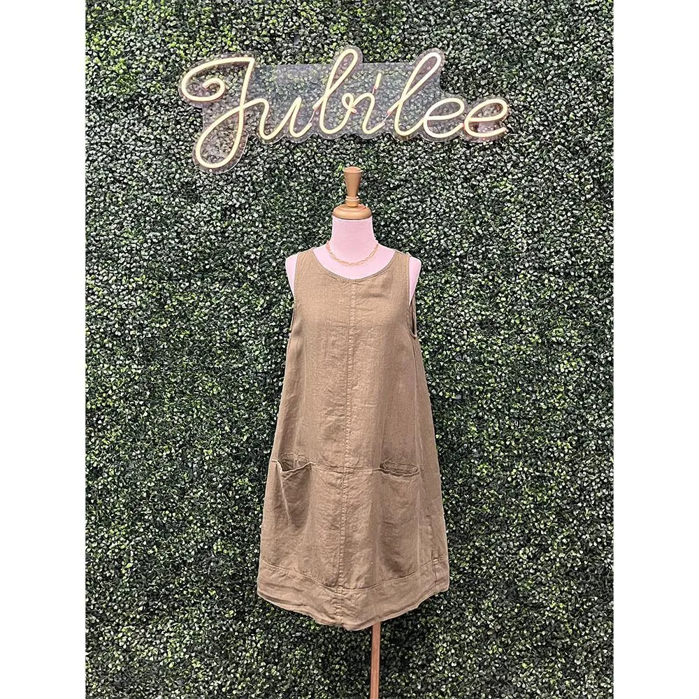 Martini Mini Linen Dress