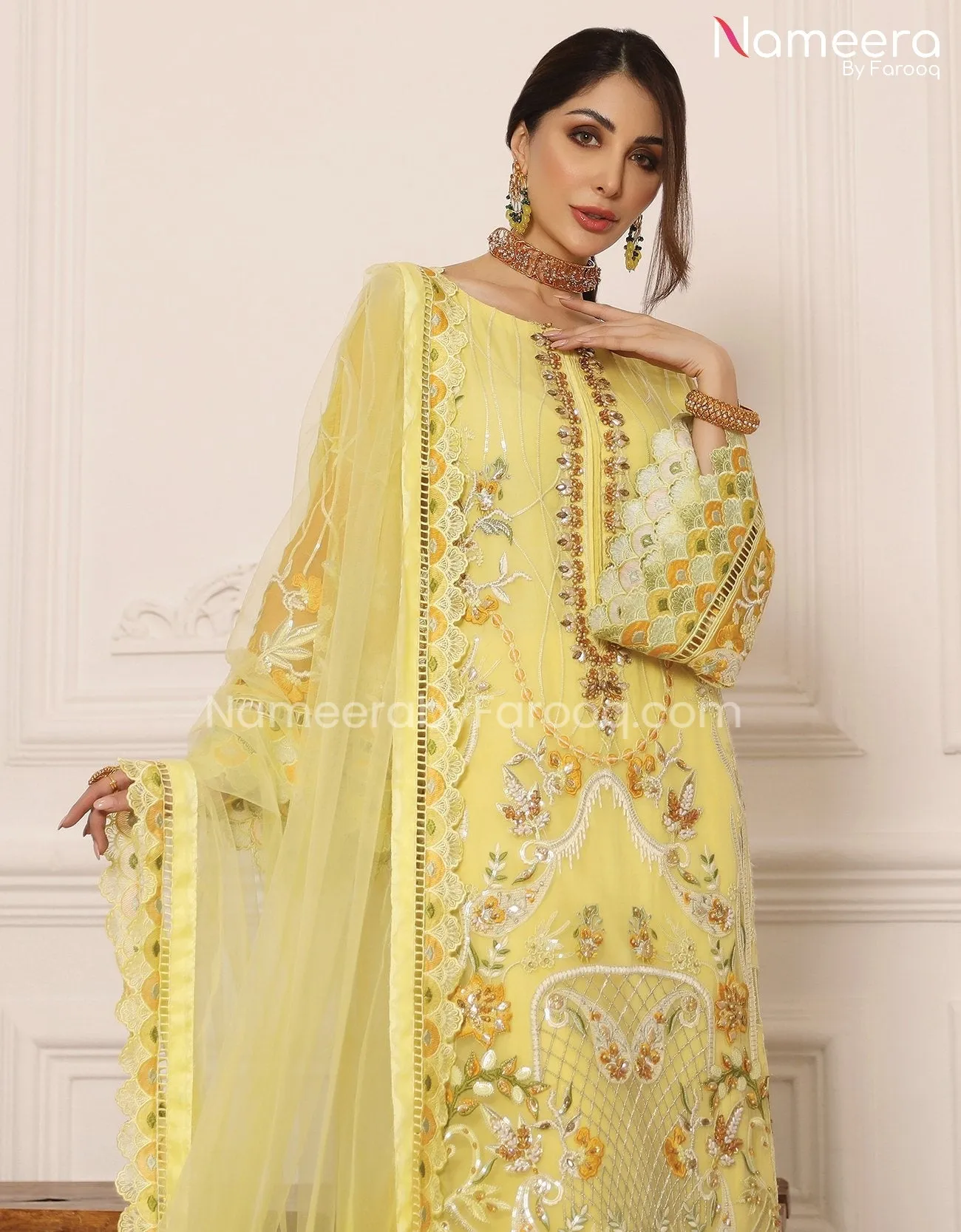 Maryum n Maria Pakistani Sharara Dress Online #PF71