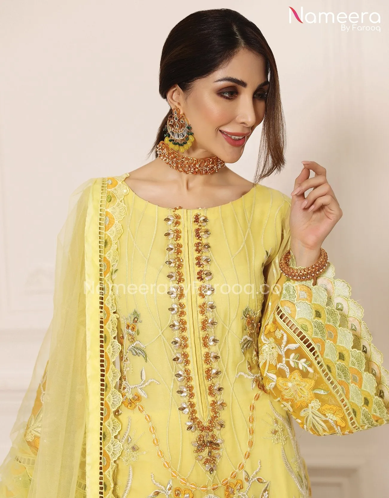 Maryum n Maria Pakistani Sharara Dress Online #PF71