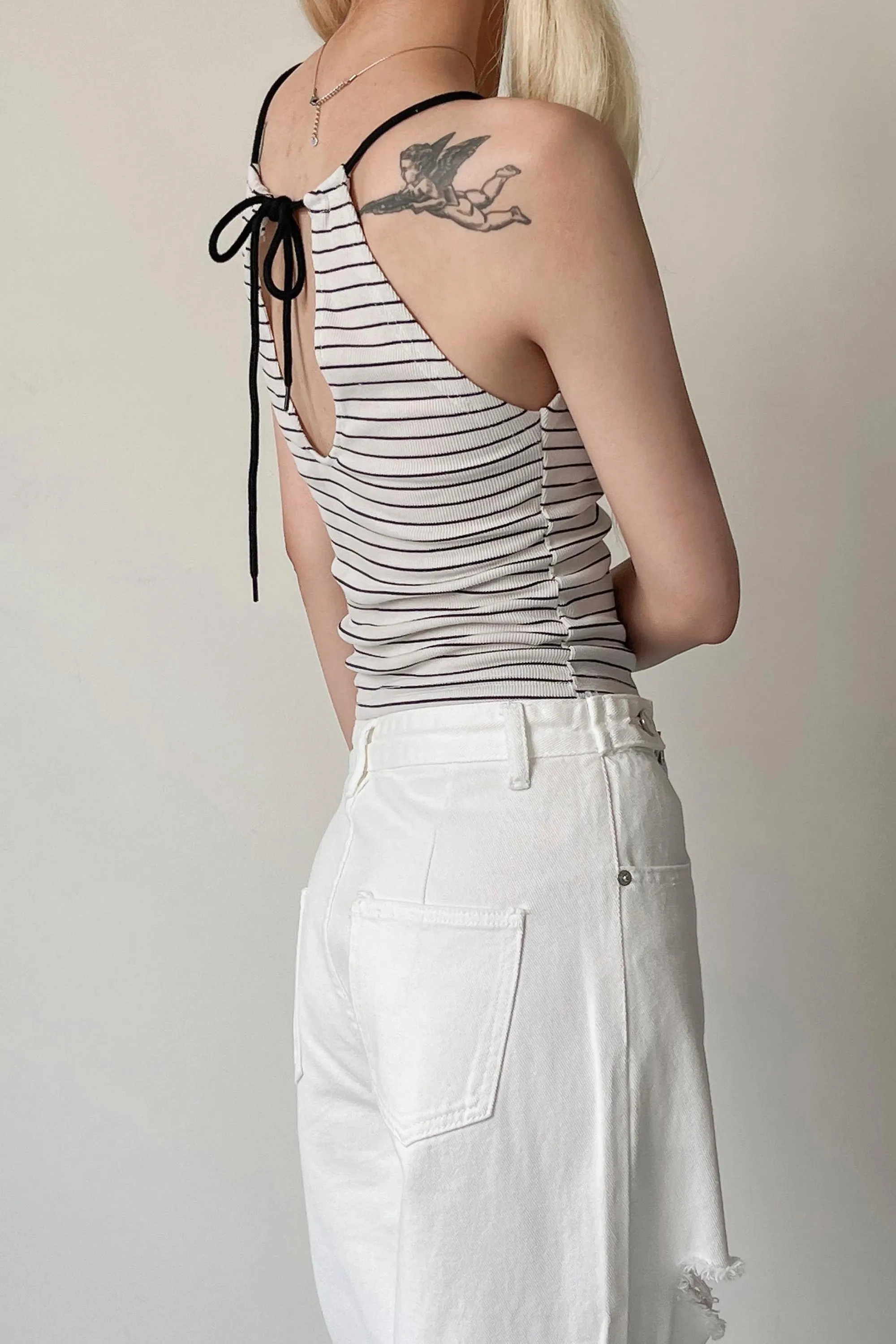 Maya Striped Halter Top