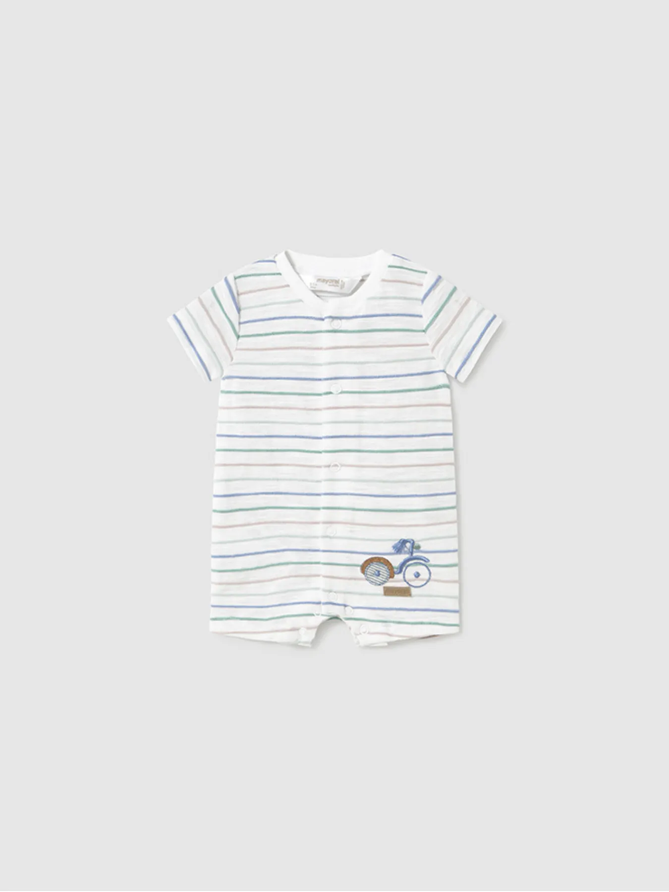 Mayoral Baby Boy Car 2 Pack Rompers - Jade
