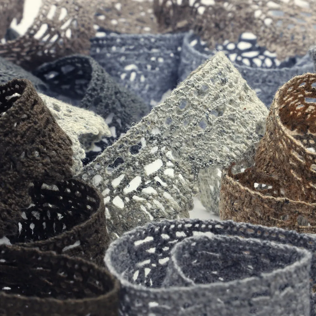Melange Torchon Lace #99 Gray