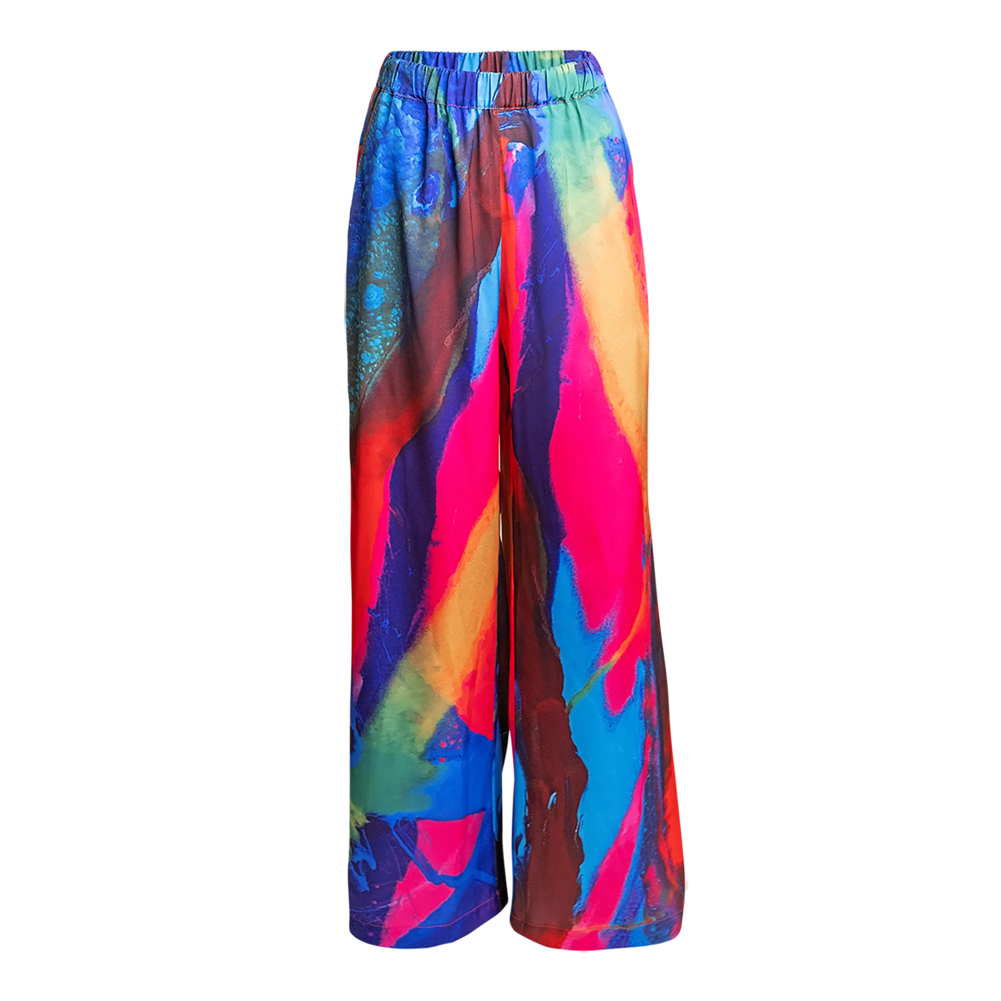 Melissa Elastic Waist Wide Leg Pant
