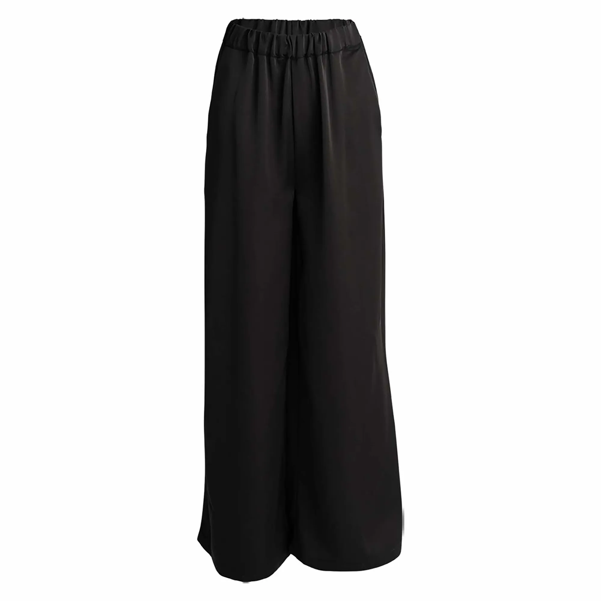 Melissa Elastic Waist Wide Leg Pant