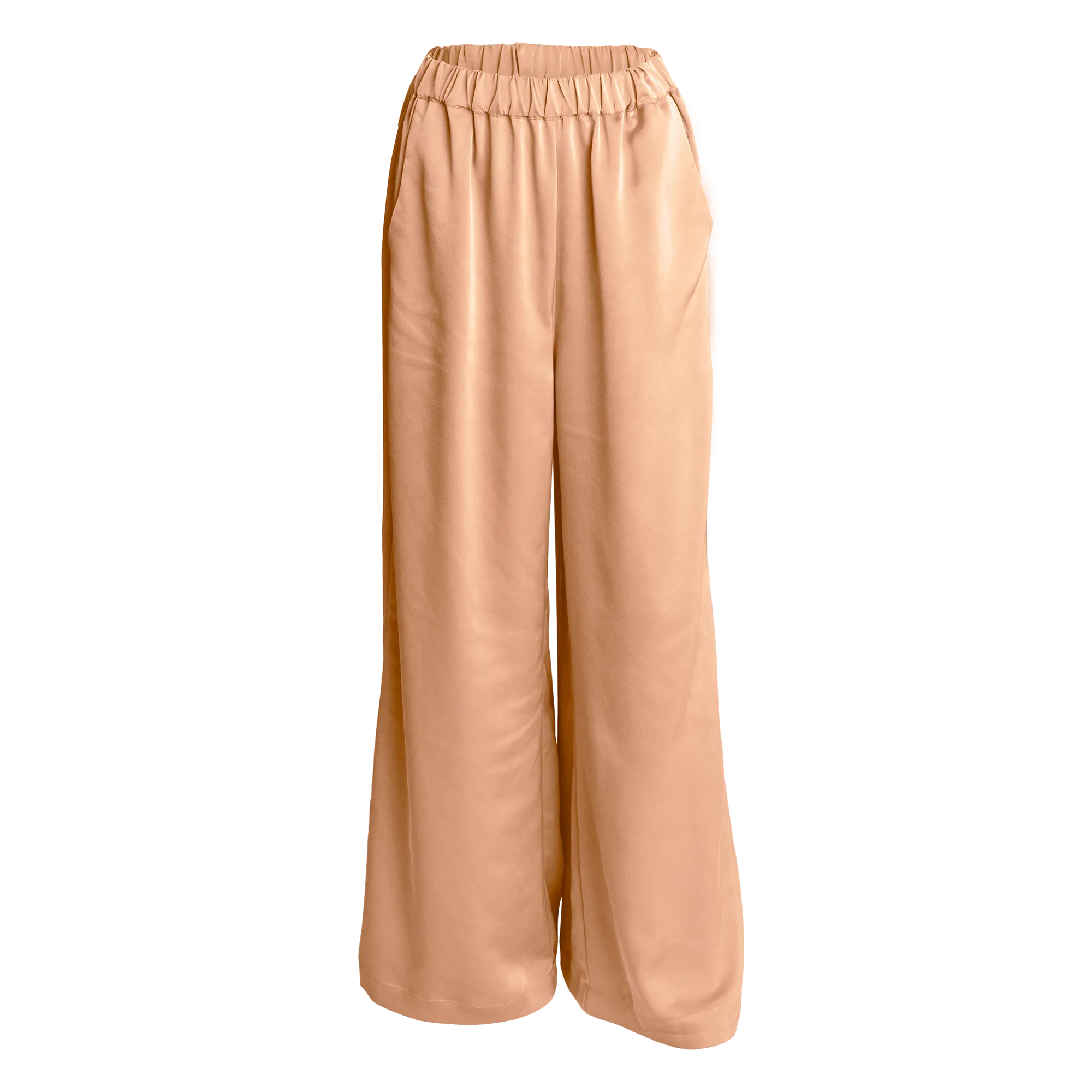 Melissa Elastic Waist Wide Leg Pant