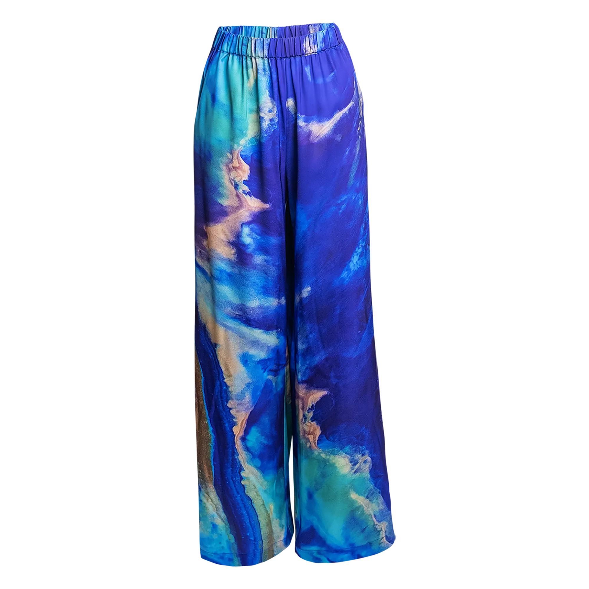 Melissa Elastic Waist Wide Leg Pant